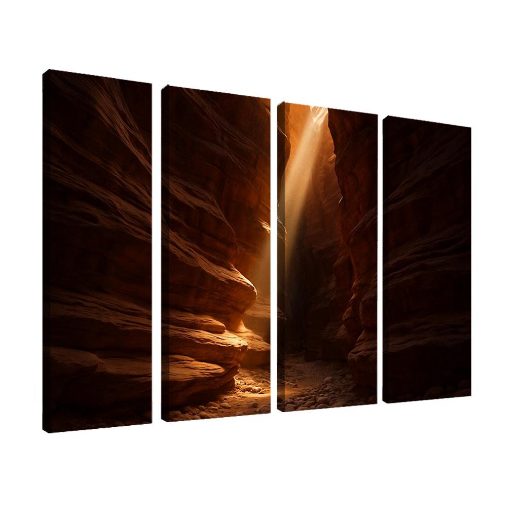 Amber Sunbeams In The Canyon Sanctuary art trends