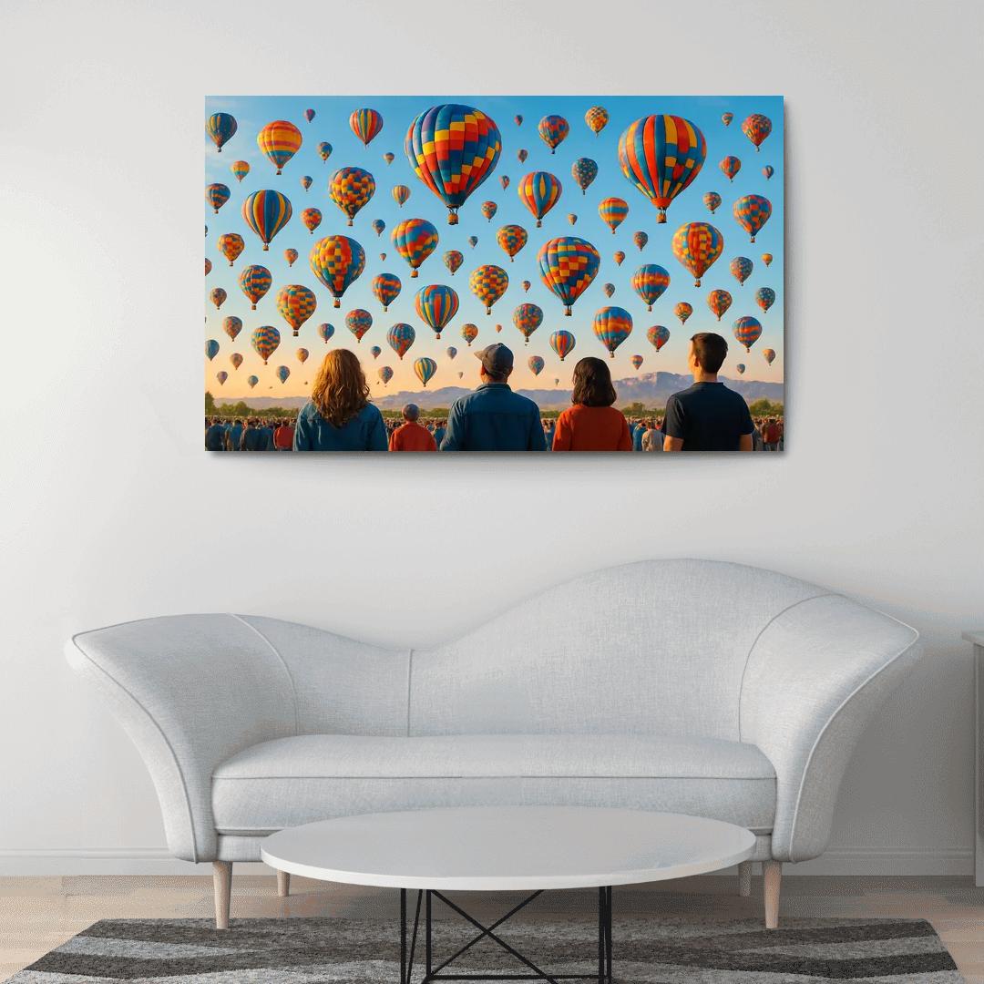 Albuquerque International Balloon Fiesta United States oil paintings frame