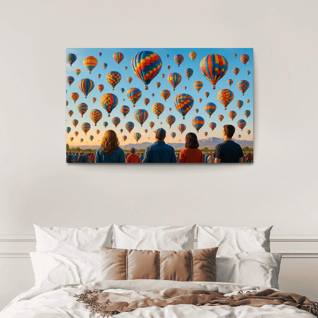 Albuquerque International Balloon Fiesta United States oil paintings frame