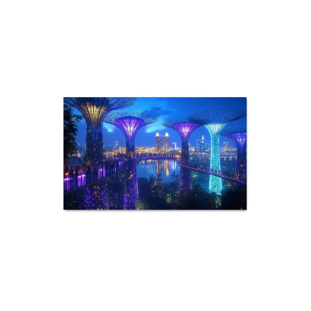 Gardens By The Bay Singapore custom paintings frame