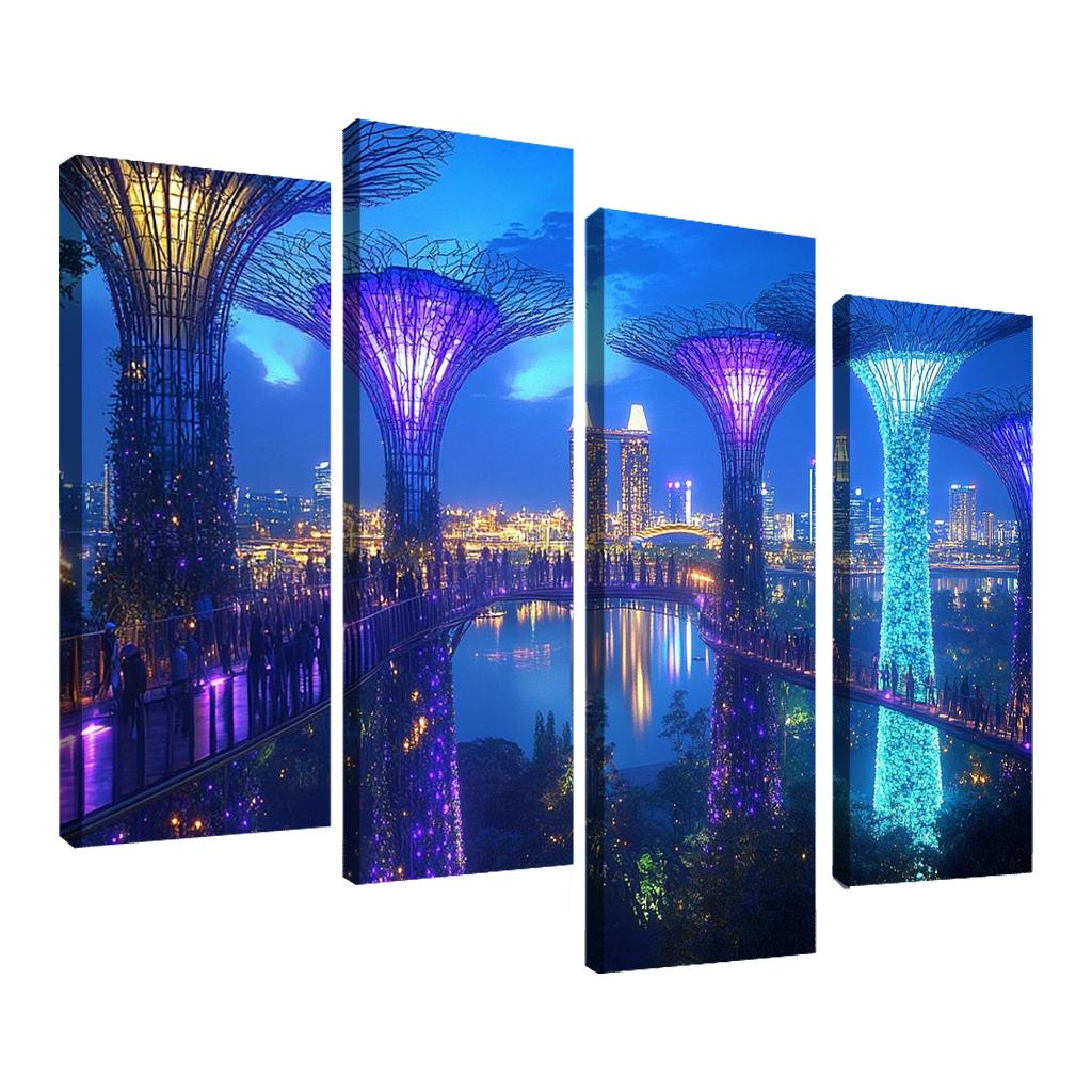 Gardens By The Bay Singapore custom paintings frame
