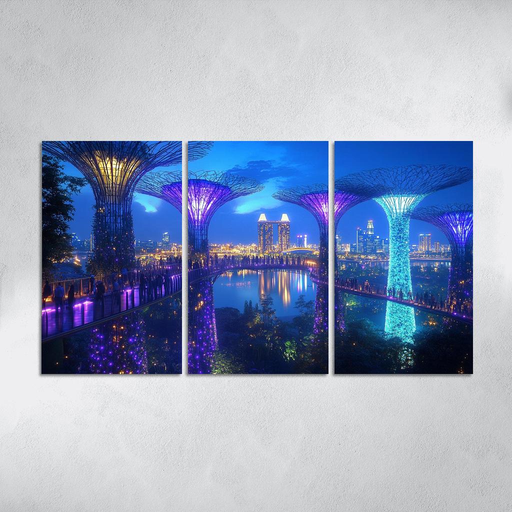 Gardens By The Bay Singapore custom paintings frame