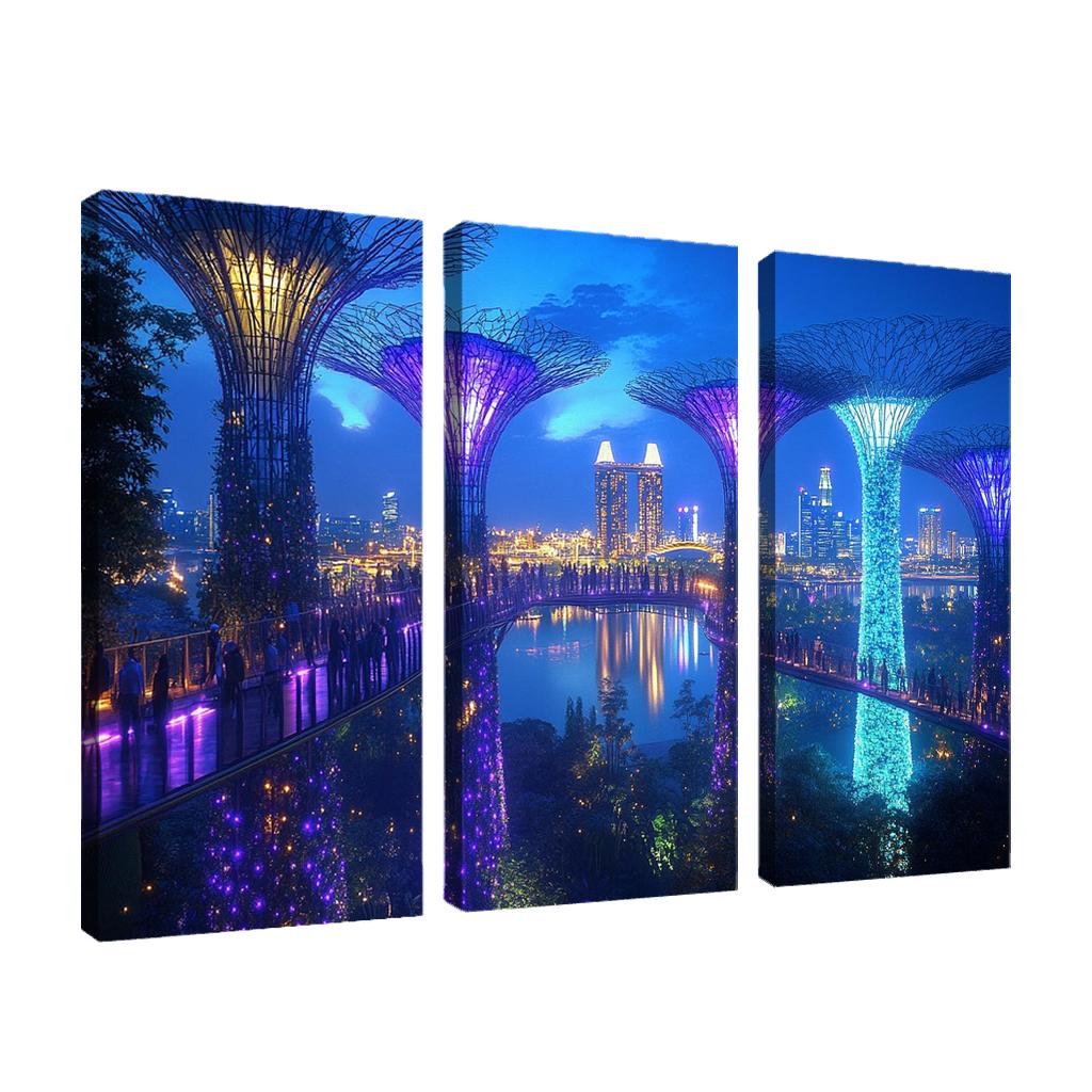 Gardens By The Bay Singapore custom paintings frame