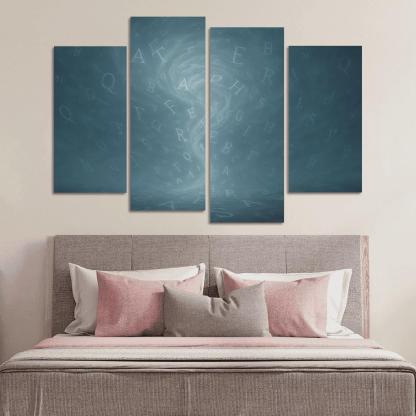 Chronicle Of Unspoken Echoes canvas paintings frame