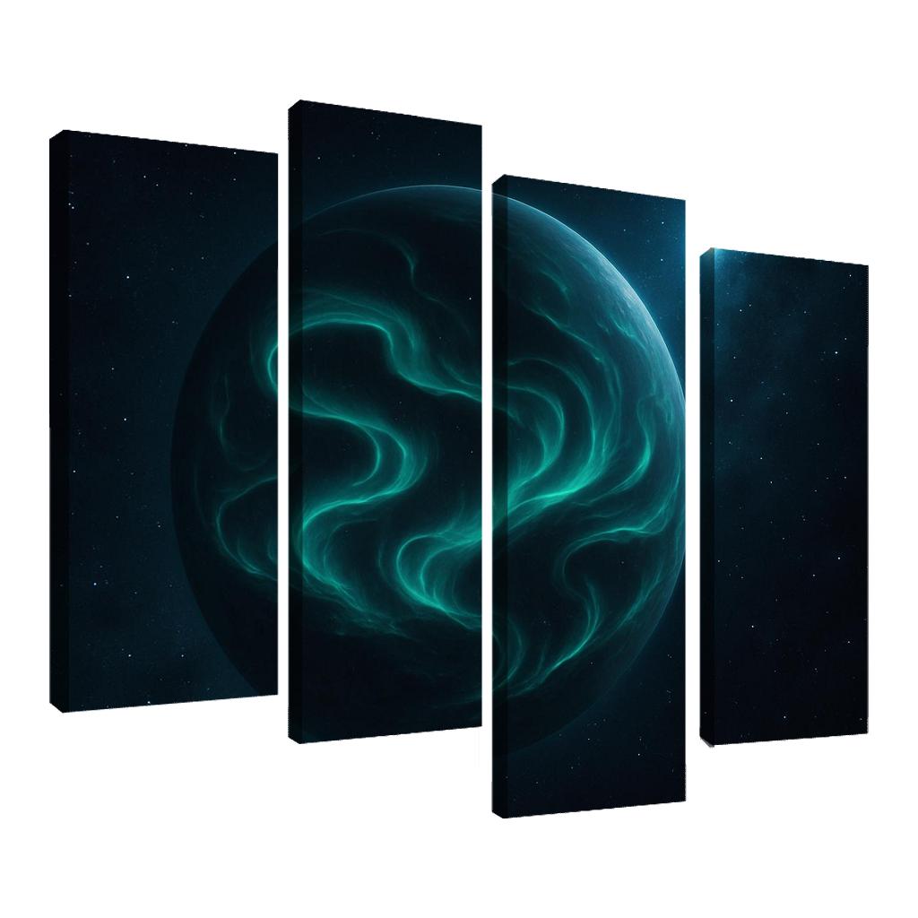 Tidal Aurorae Of A Rogue Planet modern paintings frame