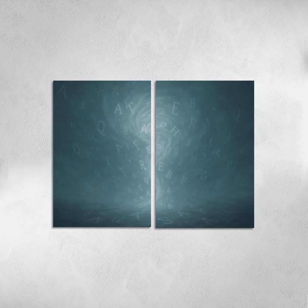 Chronicle Of Unspoken Echoes canvas paintings frame