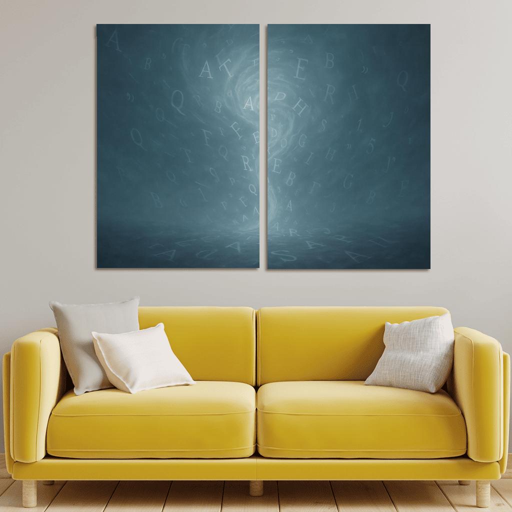 Chronicle Of Unspoken Echoes canvas paintings frame