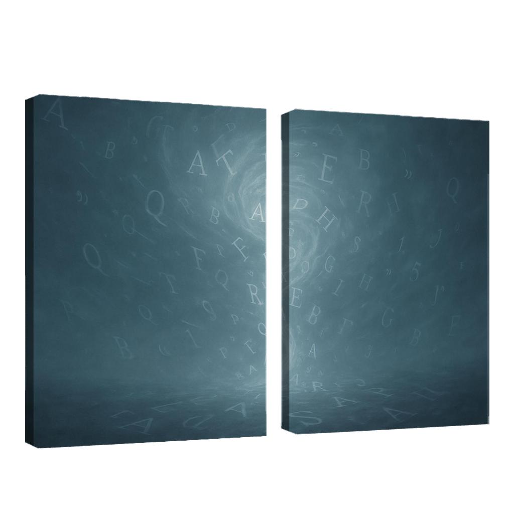 Chronicle Of Unspoken Echoes canvas paintings frame