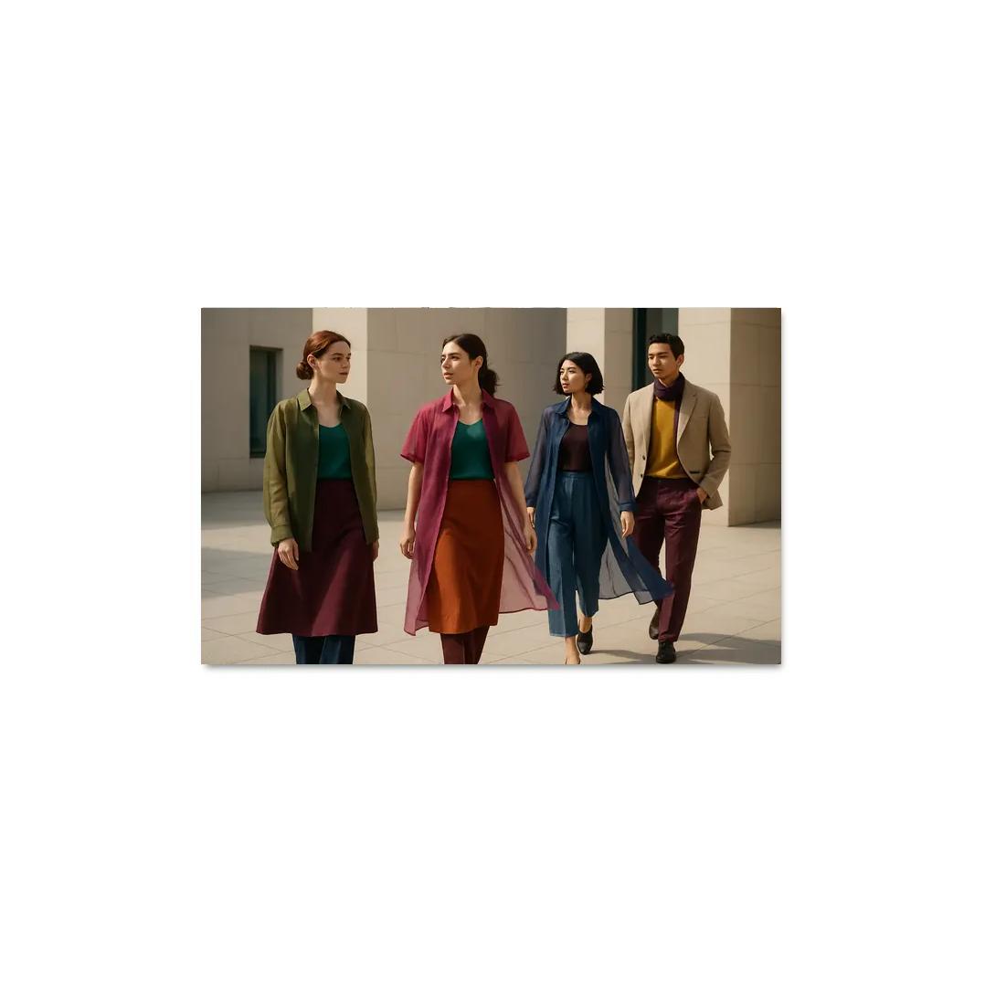 Chromatic Layering Couture one-piece frames