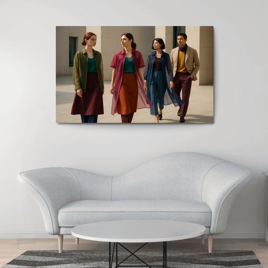 Chromatic Layering Couture one-piece frames