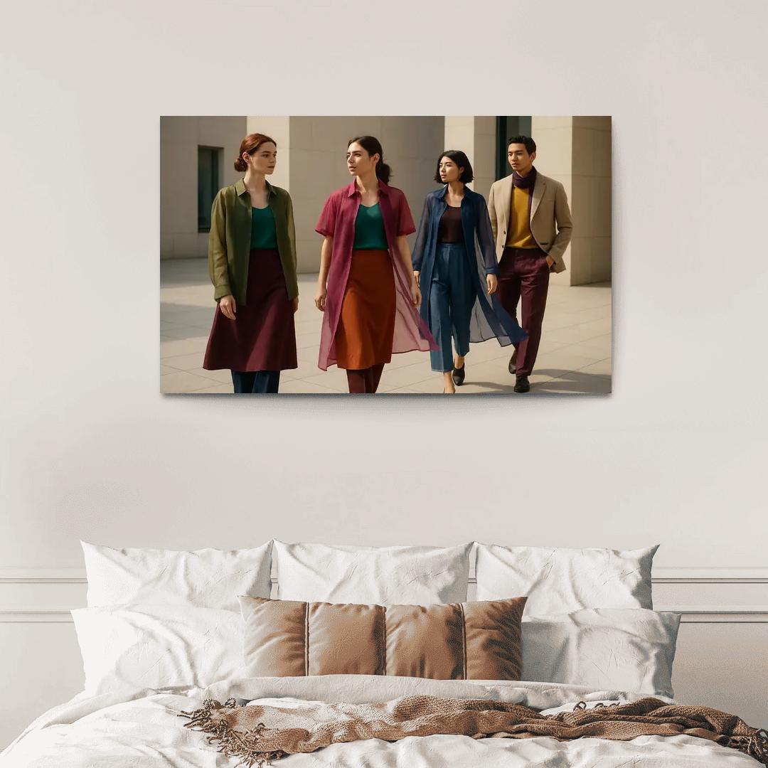 Chromatic Layering Couture one-piece frames