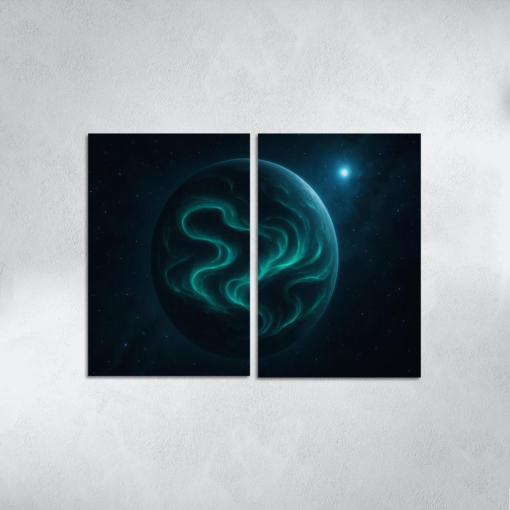 Tidal Aurorae Of A Rogue Planet modern paintings frame