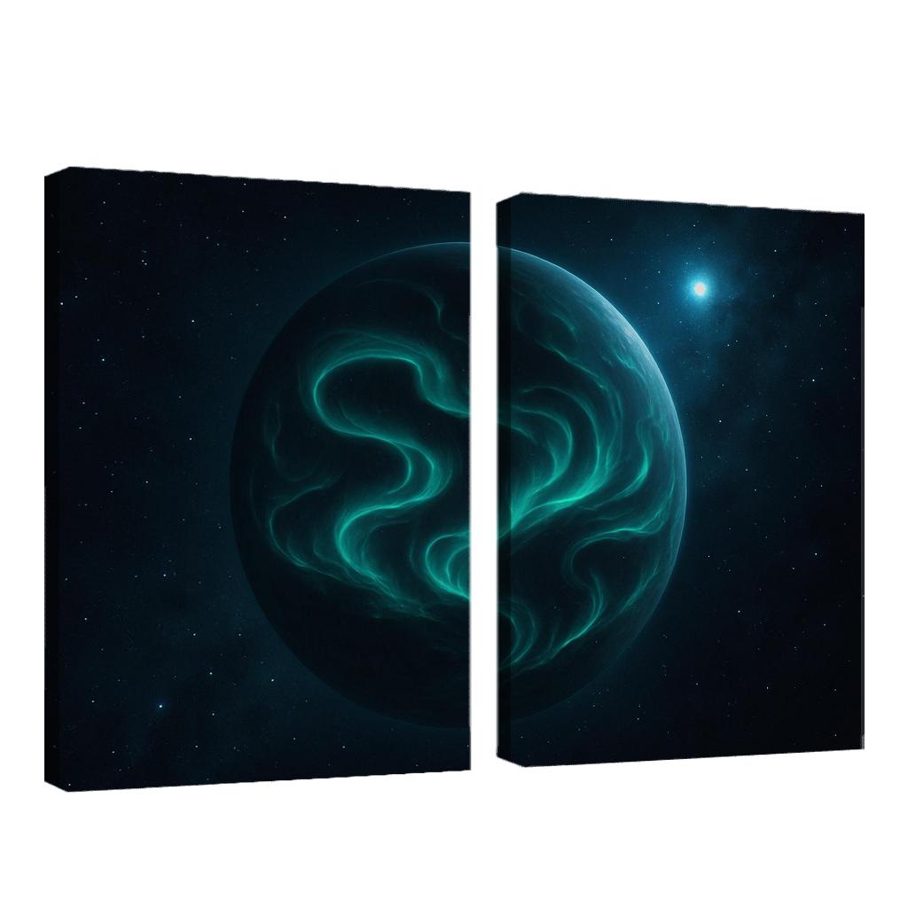 Tidal Aurorae Of A Rogue Planet modern paintings frame