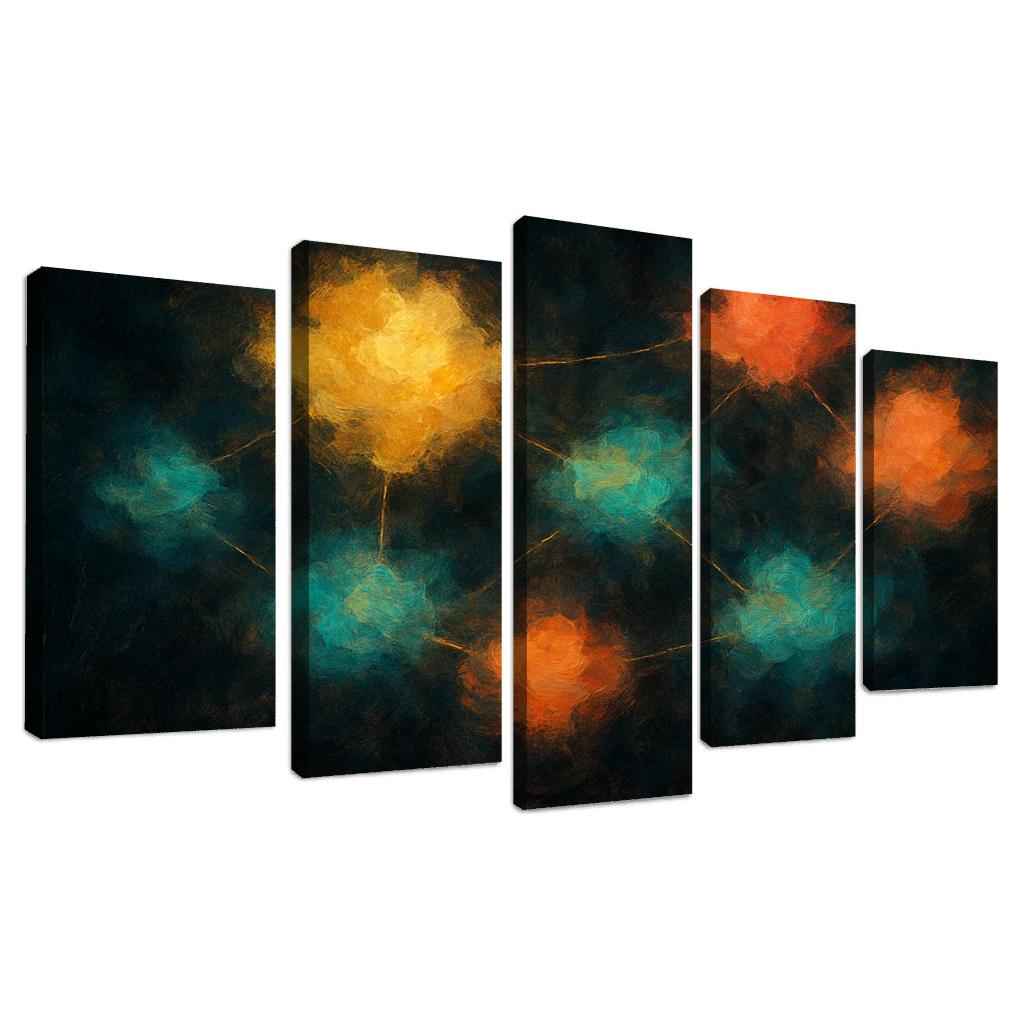 Luminous Cartography Of Feelings modern paintings frame