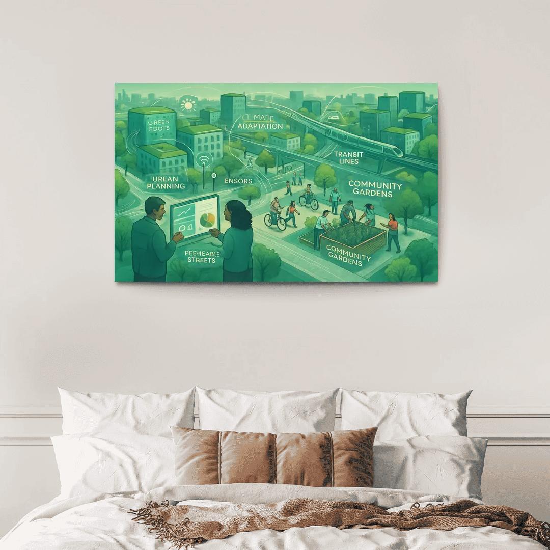 Urban Systems Design For Climate Resilience custom paintings frame