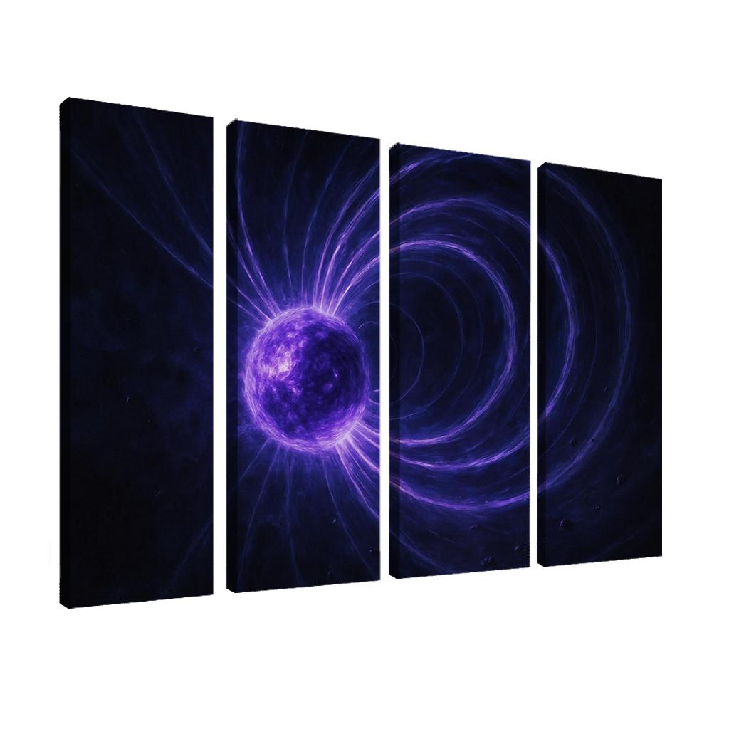 Halo Storms Around A Restless Magnetar modern paintings frame