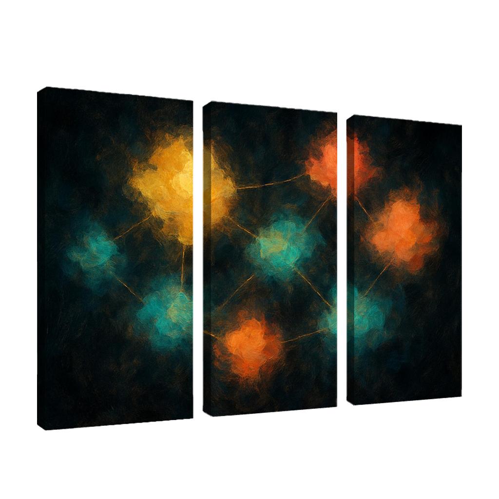 Luminous Cartography Of Feelings modern paintings frame