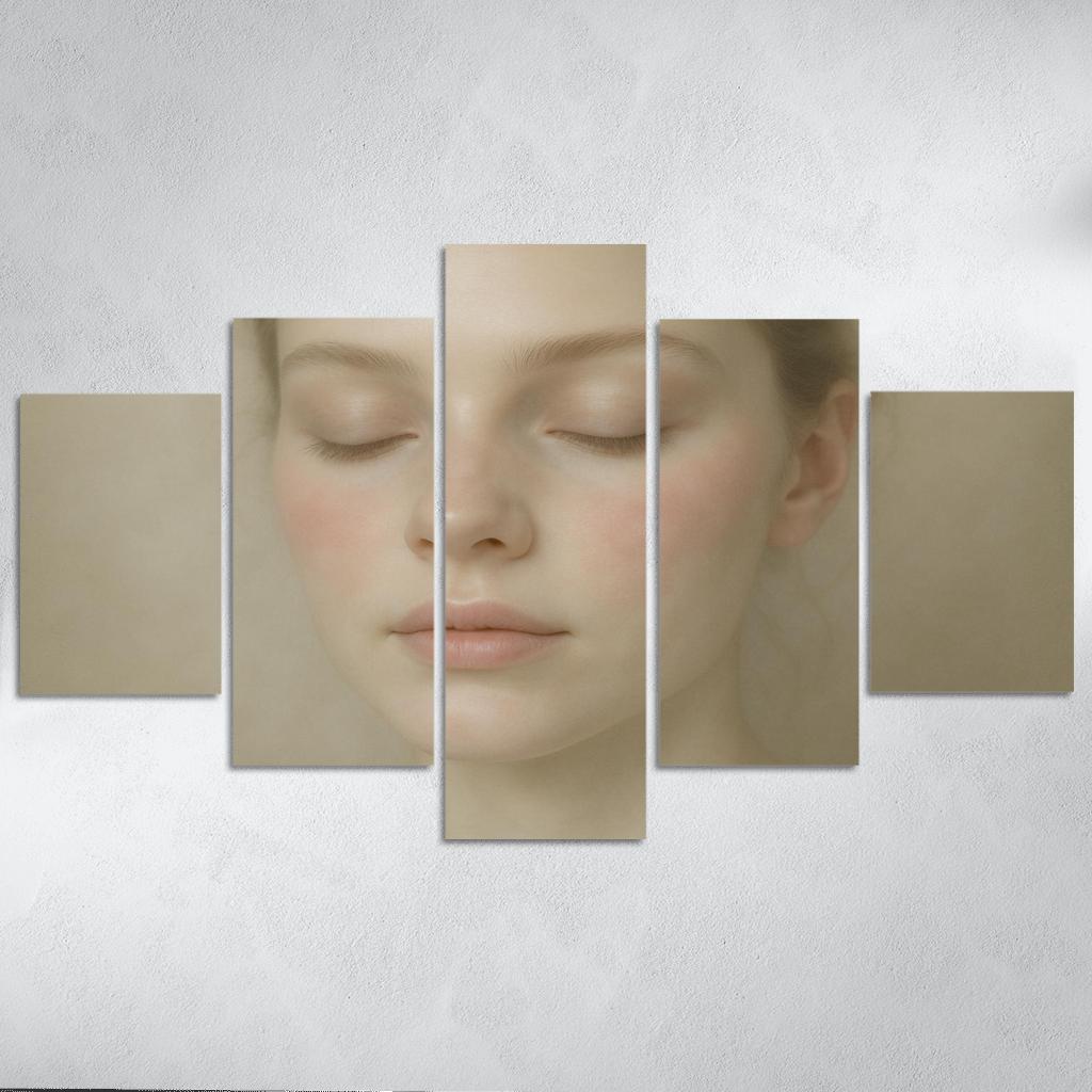 Soft Focus Cloud Skin Beauty oil paintings frame