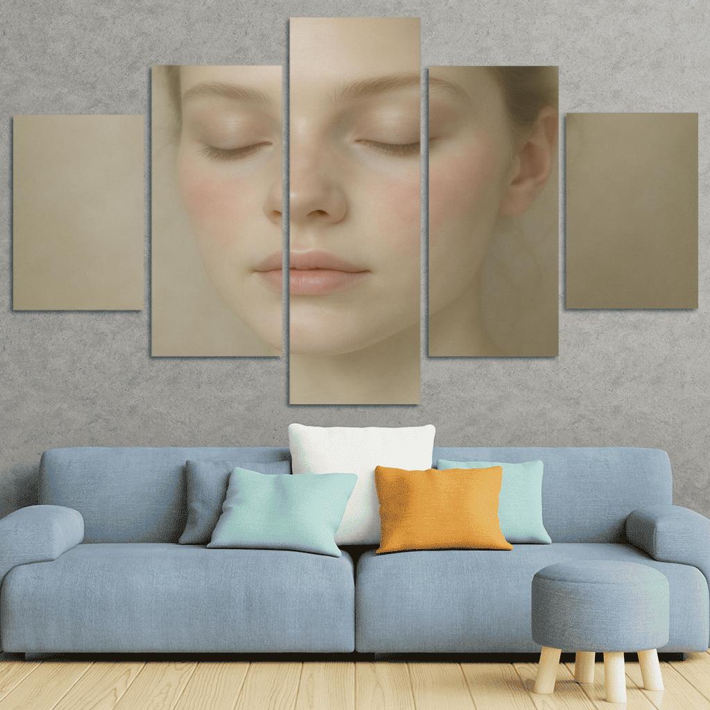 Soft Focus Cloud Skin Beauty oil paintings frame