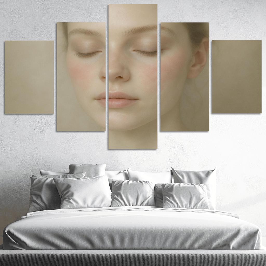 Soft Focus Cloud Skin Beauty oil paintings frame