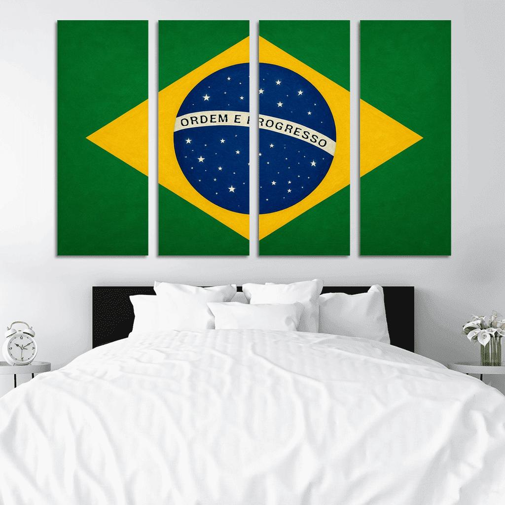 Celestial Order The Green Gold Banner Of Stars oil paintings frame