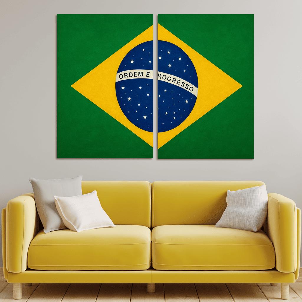 Celestial Order The Green Gold Banner Of Stars oil paintings frame