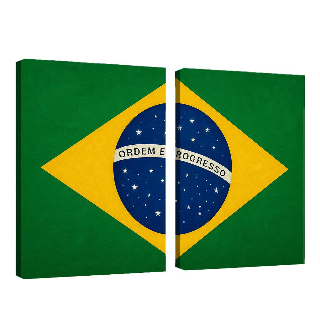 Celestial Order The Green Gold Banner Of Stars oil paintings frame