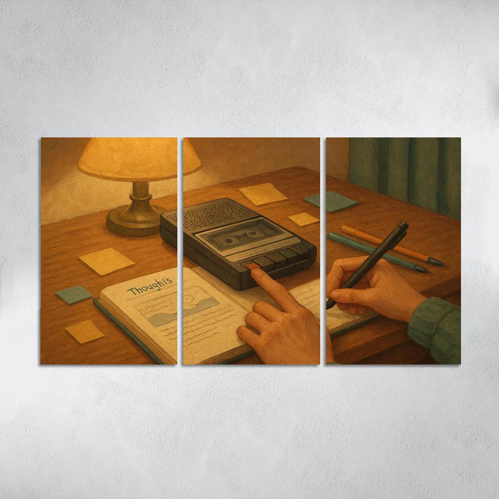 Analog Sound Journaling wall art