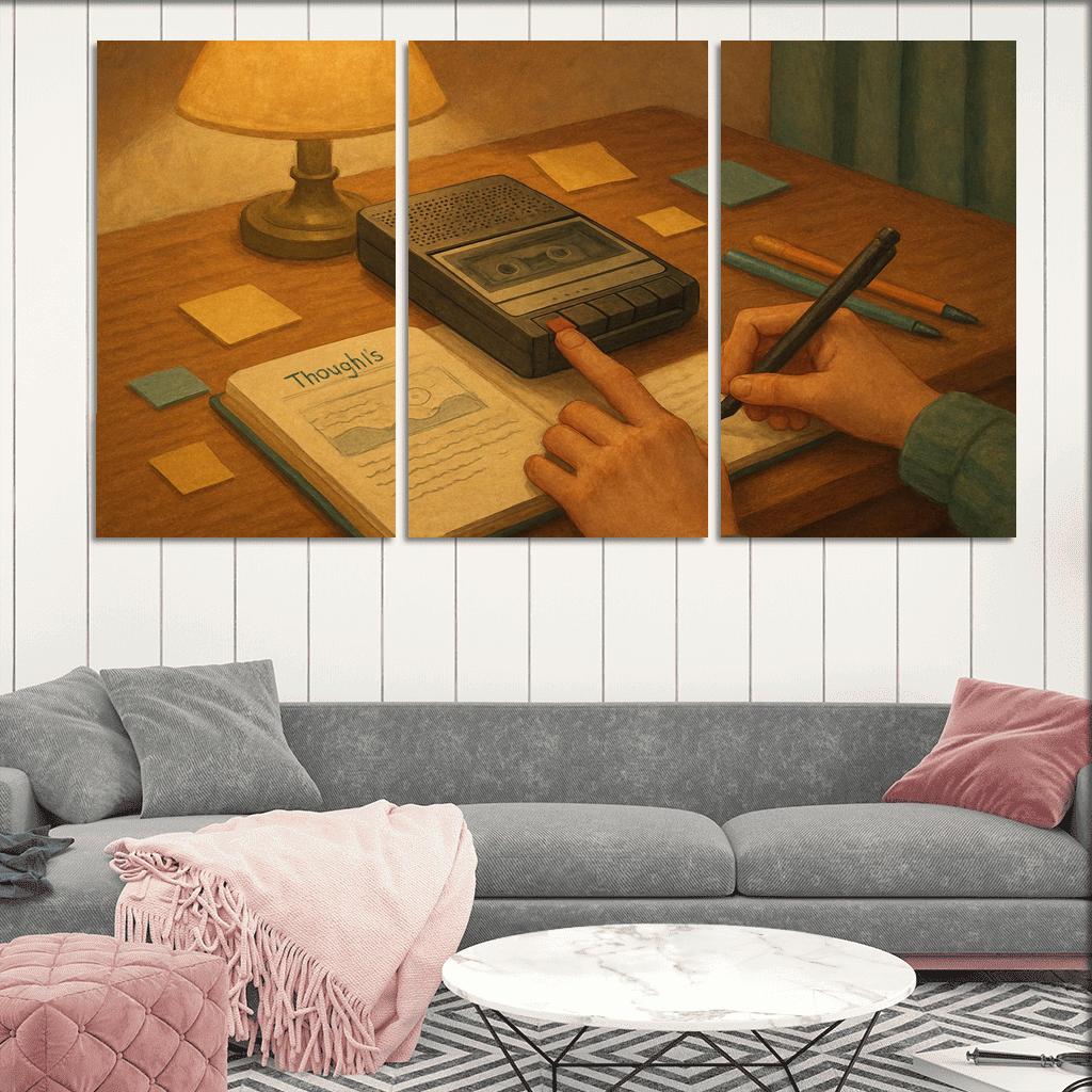 Analog Sound Journaling wall art