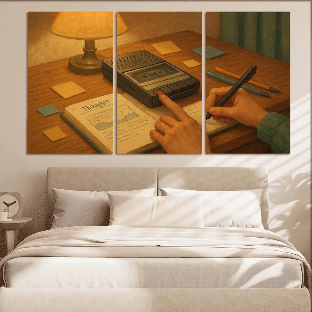 Analog Sound Journaling wall art