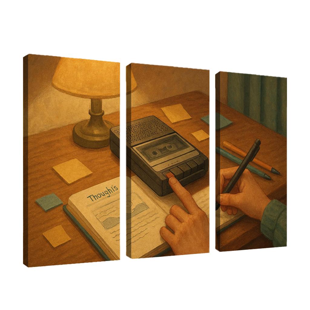 Analog Sound Journaling wall art