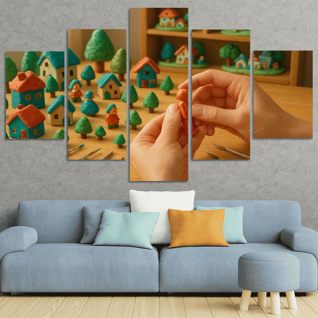 Miniature Storyworld Sculpting one-piece frames