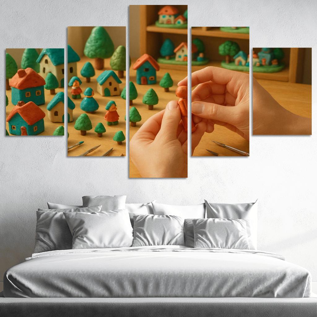 Miniature Storyworld Sculpting one-piece frames