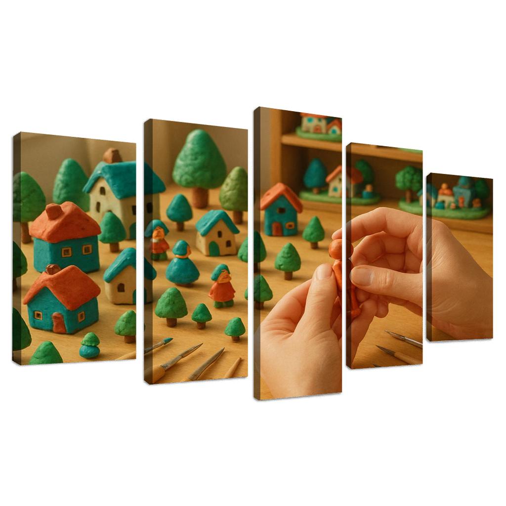 Miniature Storyworld Sculpting one-piece frames