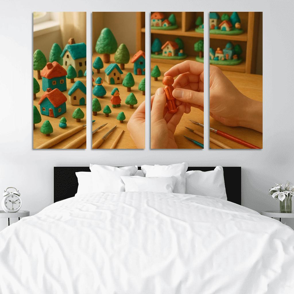 Miniature Storyworld Sculpting one-piece frames