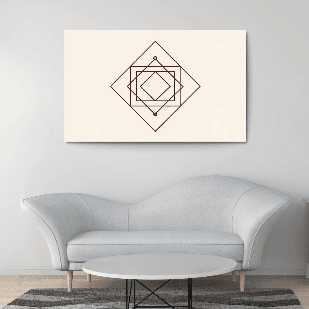 Prism Of Still Geometry wall art