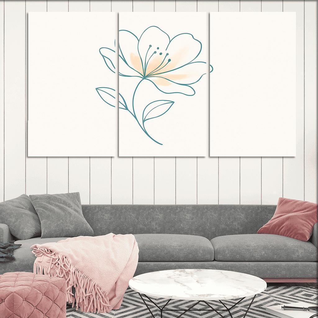 Echo Of Quiet Petals oil paintings frame