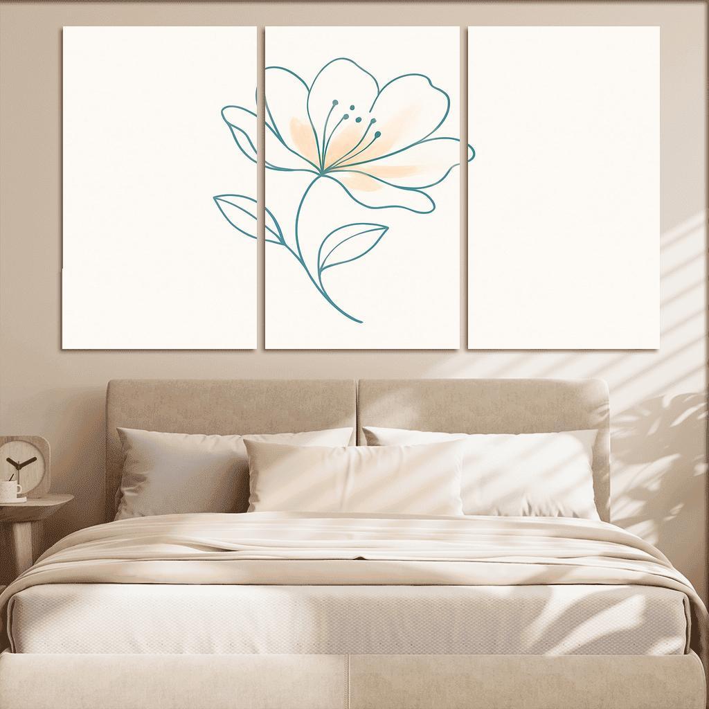 Echo Of Quiet Petals oil paintings frame