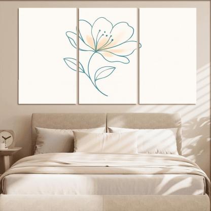 Echo Of Quiet Petals oil paintings frame