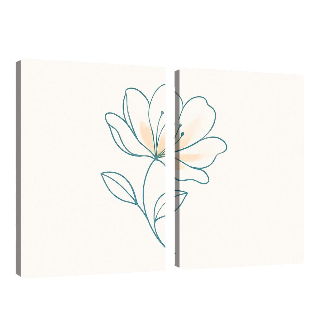 Echo Of Quiet Petals oil paintings frame