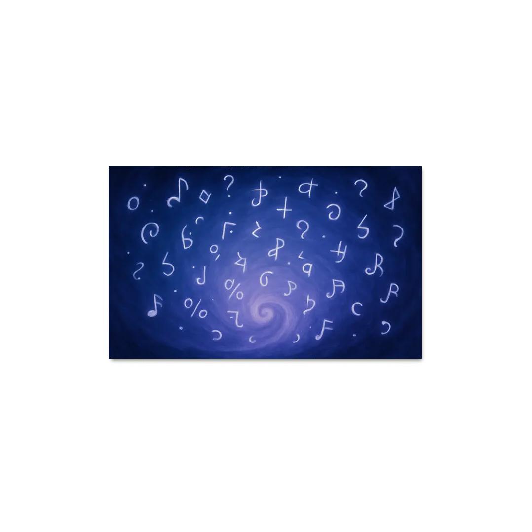 Symphony Of Unspoken Thoughts canvas paintings frame