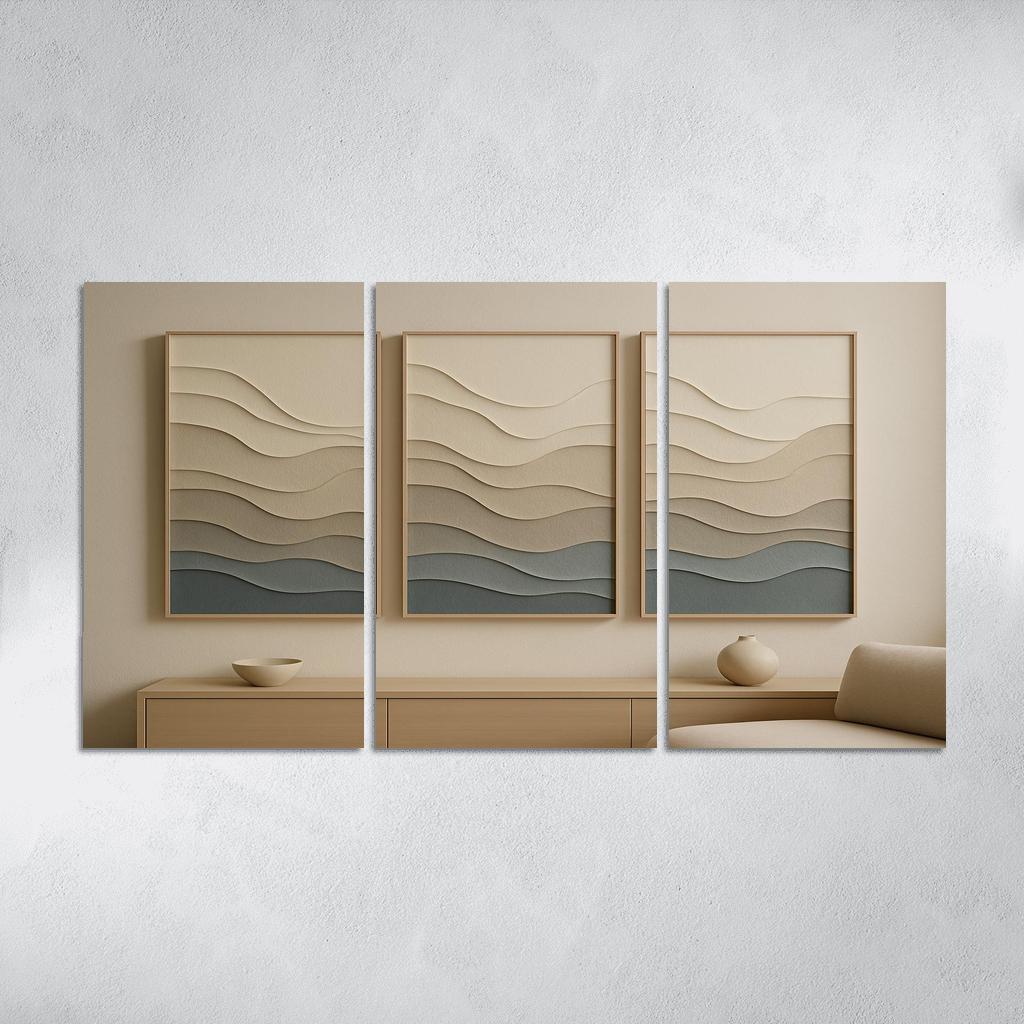 Layered Paper Relief Wall Panels wall decor