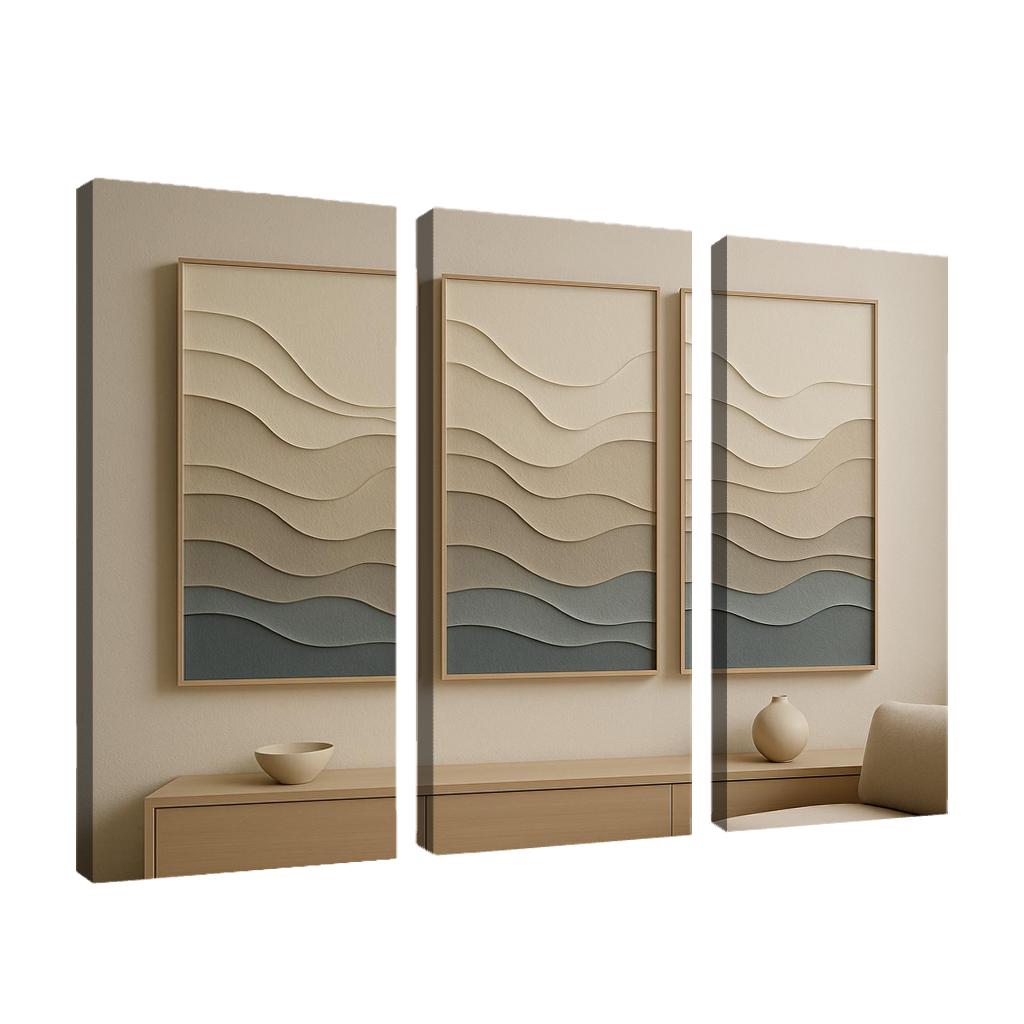 Layered Paper Relief Wall Panels wall decor