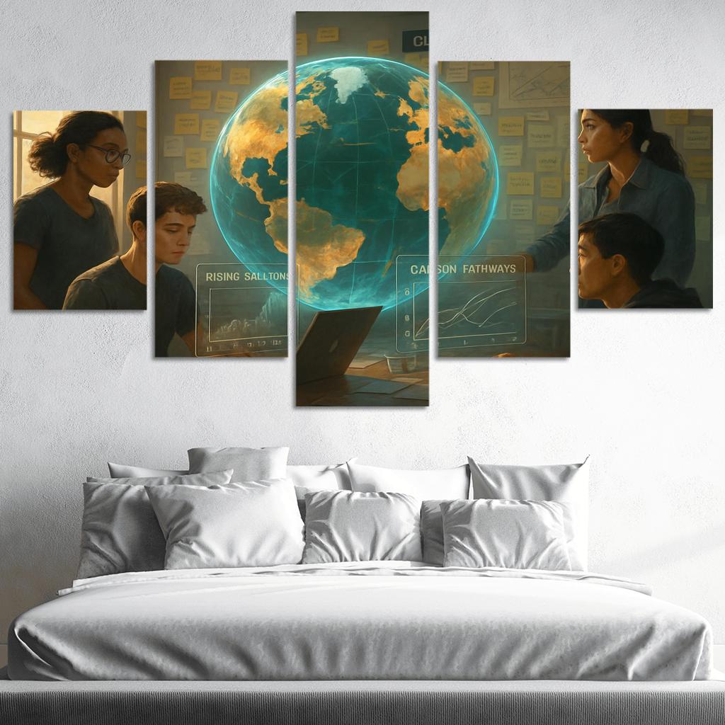 Climate Foresight Studio framed paintings