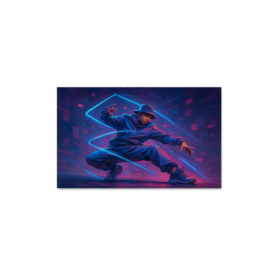 Neon Urban Flow Dance home decor