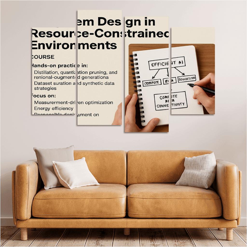 Frugal AI Engineering Building Useful Models Under Constraints multi-panel paintings