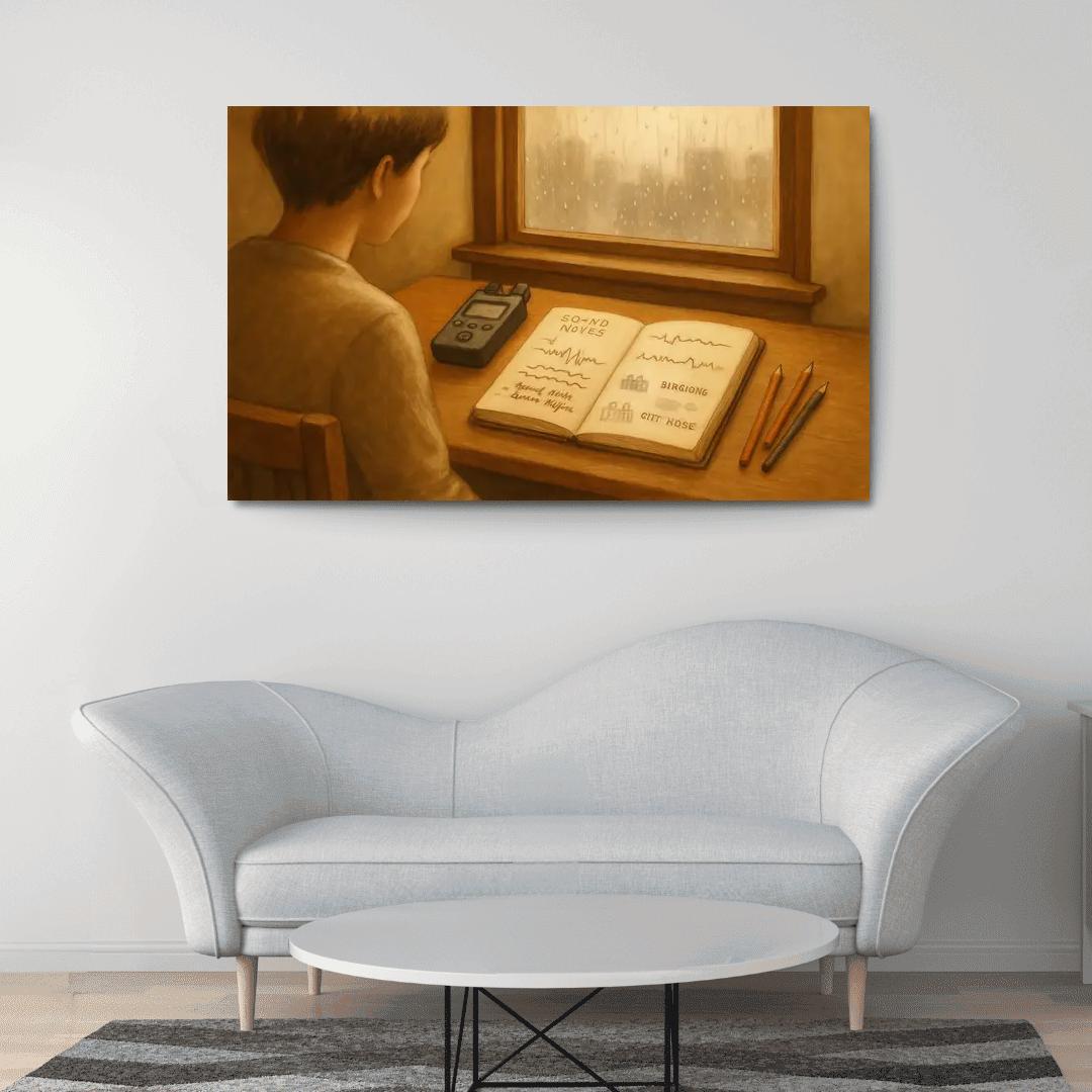 Analog Soundscape Journaling one-piece frames