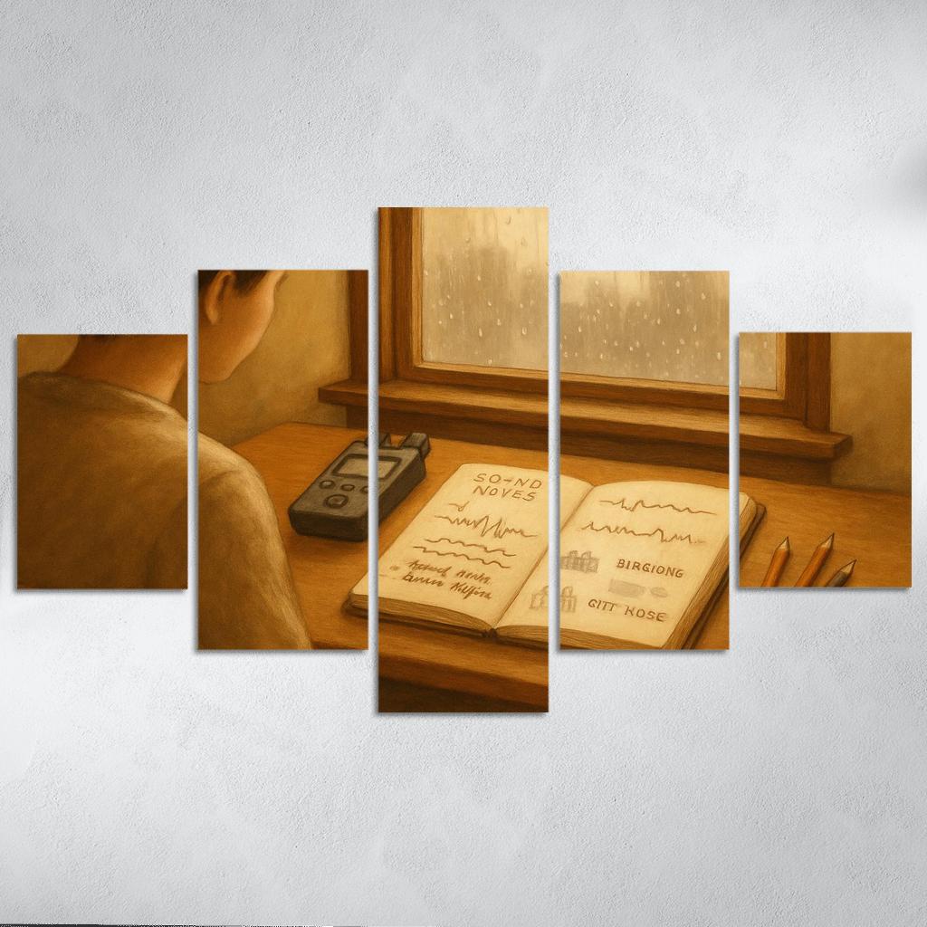 Analog Soundscape Journaling one-piece frames