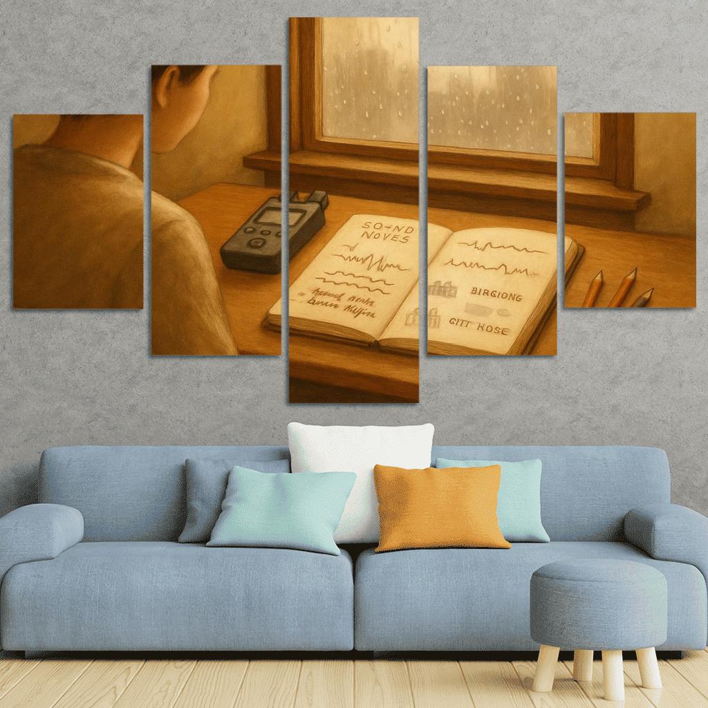 Analog Soundscape Journaling one-piece frames