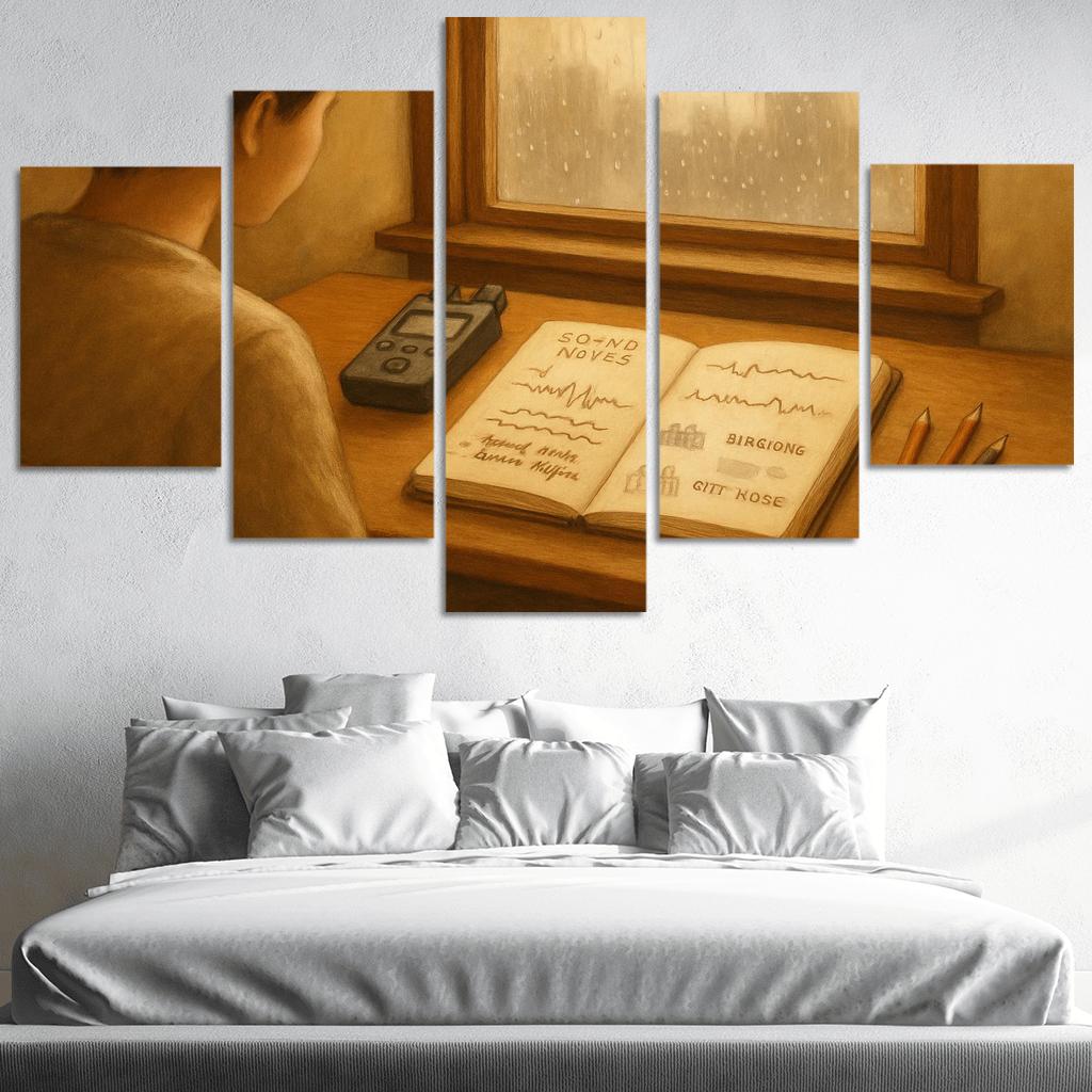 Analog Soundscape Journaling one-piece frames